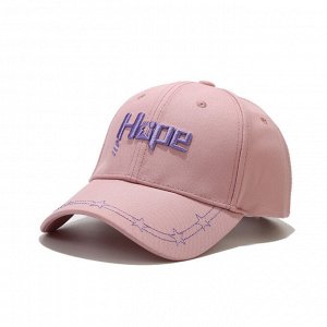 Кепка унисекс, надпись "Hope", цвет розовый