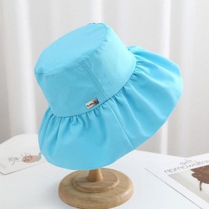 Женская летняя шляпка, цвет голубой