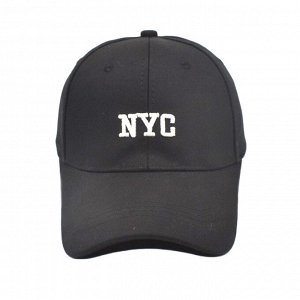 Кепка унисекс, надпись "NYC", цвет черный