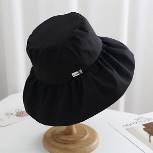 Женская летняя шляпка, цвет черный