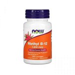 Витамины отдельные NOW Vitamin Methyl B-12 1000mcg 100 lozengez