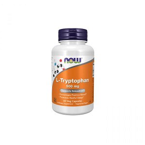 Добавки для улучшения сна NOW L-Tryptophan 500mg 60 veg caps
