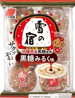 Крекер рисовый Sanko Seika на тросниковом сахаре со вкусом сливок, 20шт, 110г, 1/12