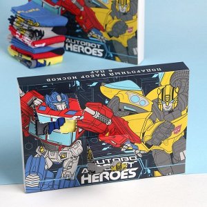 Подарочный набор, носки детские, 6 пар «Трансформеры», Transformers.