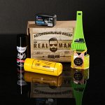 Подарочный бокс &quot;For real man&quot; автонабор для ухода: Ароматизатор, скребок, губка для полировки, смазка универсальная 210 мл, замша протирочная