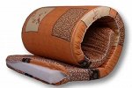 Матрас поролоновый  140*200*04 цвет в ассортименте