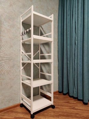 Toveon Стеллаж металлический 5 полок (3 выдвижные) 40 см 150х40.5х38 см АКС-1540