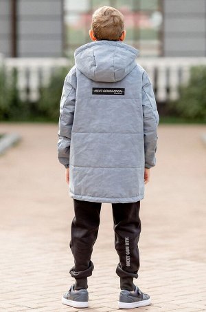 Демисезонная куртка-парка для мальчика из мембраны