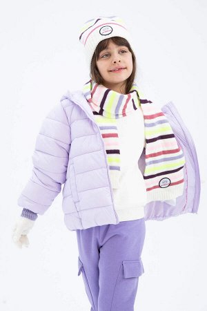 DEFACTO Пальто с капюшоном для девочки