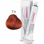Fr FRAMCOLOR GLAMOUR Крем-краска 7.4 медный средний блондин, 100мл