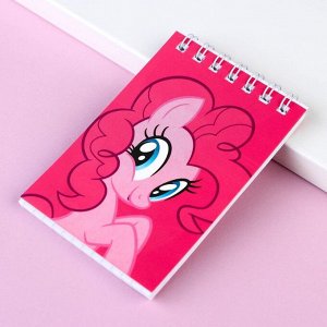 Блокнот А7, 32 листа, на гребне, My Little Pony