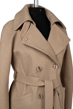 01-11515 Пальто женское демисезонное (пояс)