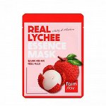 Farm Stay Real Lychee Essence Mask Тканевая маска с экстрактом личи, 23мл