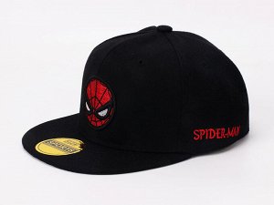 Детская кепка, принт "человек паук", цвет черный
