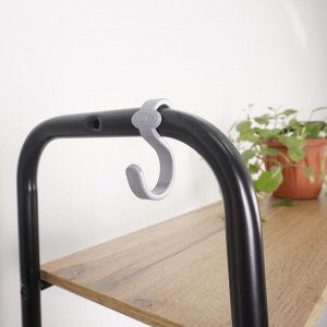 Вешалка гардеробная "Скандинавия 21" с полкой (SCANDINAVIA 21 clothes rack) 690х385х1470мм