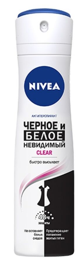 Нивея Део-Спрей женский CLEAR Невидимая Защита 150мл