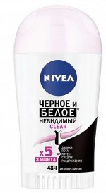 Нивея Дезодорант стик Nivea Clear Невидимая защита, 40 мл