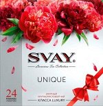 Svay  UNIQUE  24 пирамидки (чай черный, зеленый пакетированный)