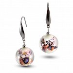 Серьги из муранского стекла ENAMEL LS3184