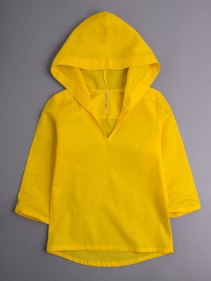 Рубашка-туника детская пляжная, желтый
