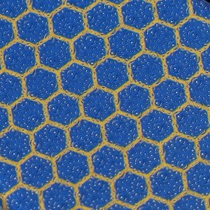 Queen fair Стеклянная нано-тёрка для ног, 10,5 x 5,5 x 3,3 см, в картонной коробке, цвет голубой