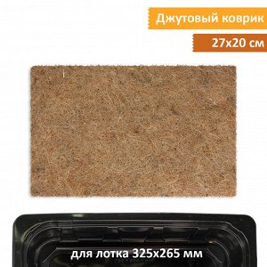 Никольские проростки Джутовый коврик 27*20 см