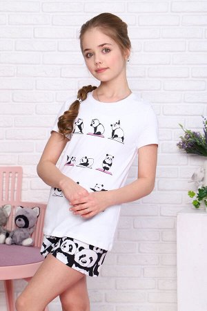 Пижама для девочки Панды Арт.ПД-009-052
