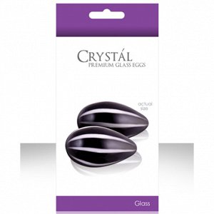 NS Novelties Crystal Kegel Eggs, черный,