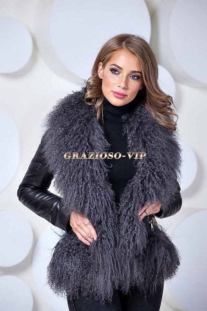 Молодежная кожаная куртка