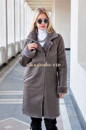 Кожаная дубленка на овчине. Хит сезона!
