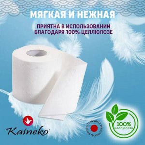 ТУАЛЕТНАЯ БУМАГА КАЙНЕКО ФУДЖИ АРОМА МЕНТОЛ 3-х сл., 30 м., (спайка 10 рулонов)