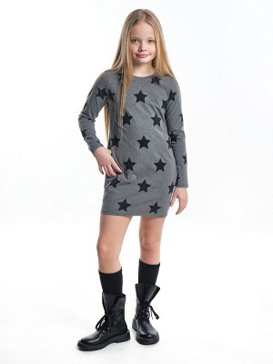 Mini Maxi Платье со звездами (98-116см) UD 4333-1(2) графит