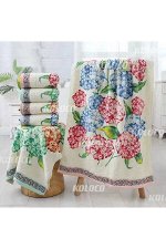 Полотенце махровое &quot;Гортензия&quot; 50*100