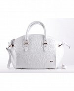 Сумка ДЕЙЗИ BLANC кожа аллигатор белый
