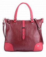 Сумка ФРАНЧЕСКА BURGUNDY кожа софти винный