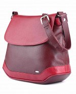 Сумка ХАЙДИ BURGUNDY кожа мералис винный