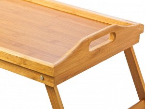 Столик бамбуковый для идеальных завтраков