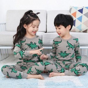 Детская пижама, принт "Динозавры"