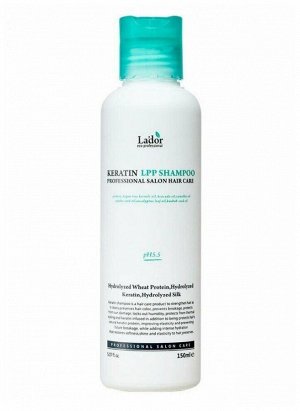 Бессульфатный протеиновый шампунь Lador Keratin LPP Shampoo