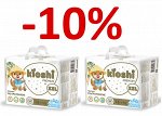 KIOSHI®️PREMIUM УЛЬТРАТОНКИЕ Детcкие подгузники-трусики, размер XXL (16 + кг), 34 штуки/упаковка  (2 упаковки)