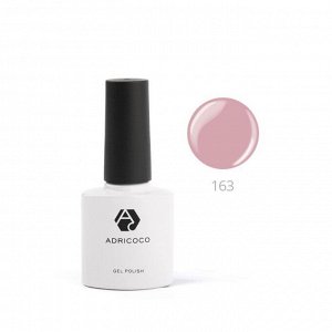 ADRICOCO Цветной гель-лак для ногтей №163, розовый пепел, 8 мл