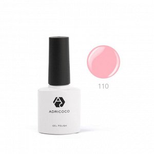 ADRICOCO Цветной гель-лак для ногтей №110, райский розовый, 8 мл