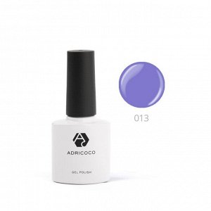 ADRICOCO Цветной гель-лак для ногтей №013, васильковый, 8 мл