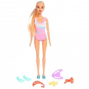 Кукла-модель «Ксения - Олимпиада по плаванию», шарнирная