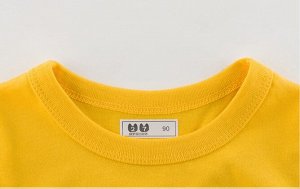 Желтая футболка с трактором