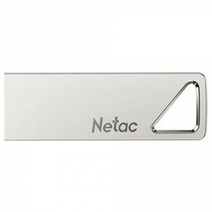 Флеш-диск 16 GB NETAC U326, USB 2.0, металлический корпус, серебристый, NT03U326N-016G-20PN