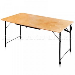 Стол складной 100х50х48см, металлический каркас д1,6см, стол