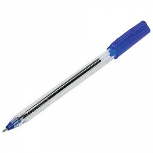 Ручка шариковая масляная PENSAN 2021, СИНЯЯ, трехгранная, узел 1 мм, линия письма 0,8 мм