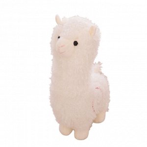 Yangzhou creative toys Лама 100см, мягкая игрушка, цвет белый