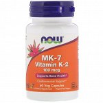 NOW MK7 VITAMIN K-2 100 мкг, 60 капс